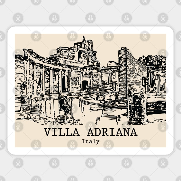 Villa Adriana - Italy Magnet by Lakeric